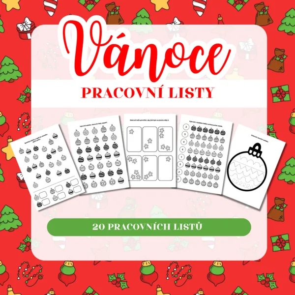 VÁNOCE - pracovní listy 1