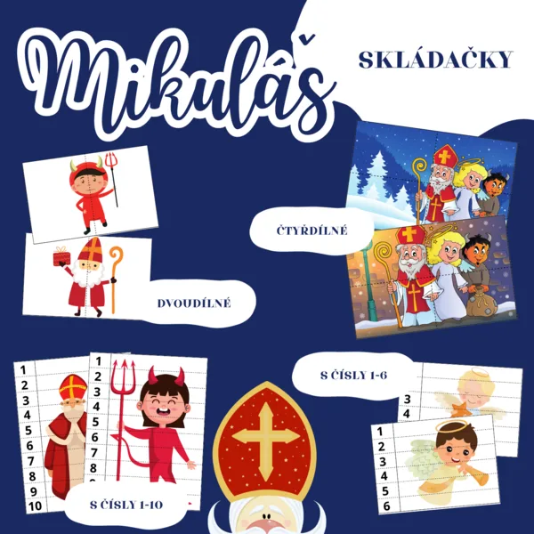 MIKULÁŠ - skládačky 1