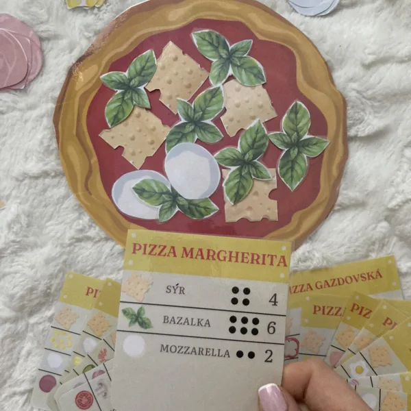 Pizza, Pečení, Vaření, didaktická hra, matematika, MŠ, povolání, pekař, pracovní činnosti 1