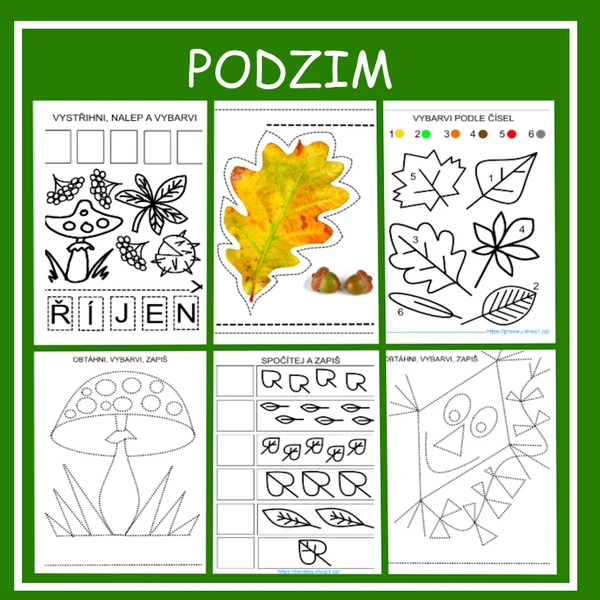 Podzim-pracovní listy 1