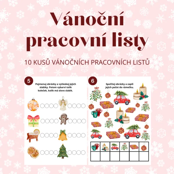 Vánoční pracovní listy 1