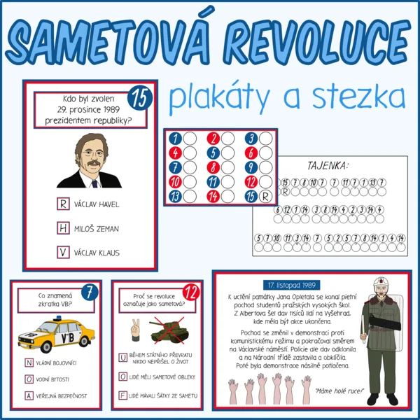 Stezka - 17. listopad - Sametová revoluce 1