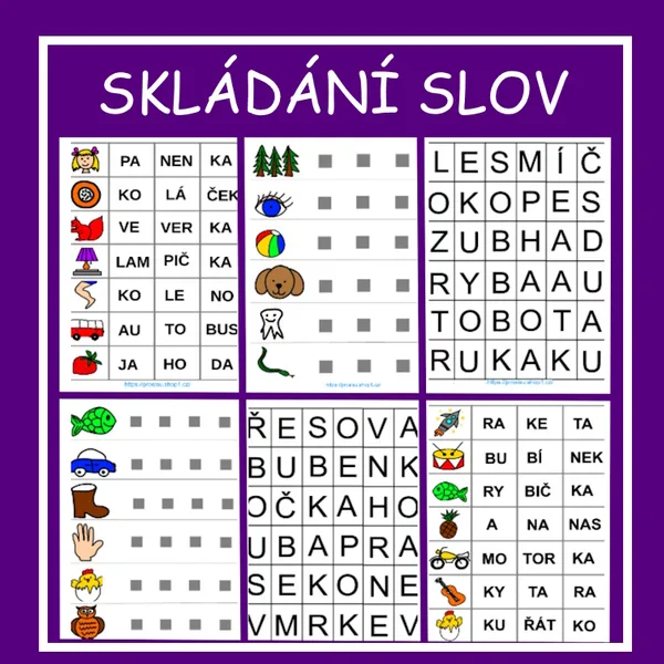 Skládání slov 1