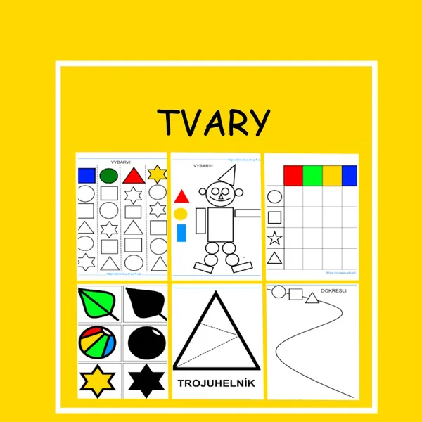 Tvary- pracovní listy 1
