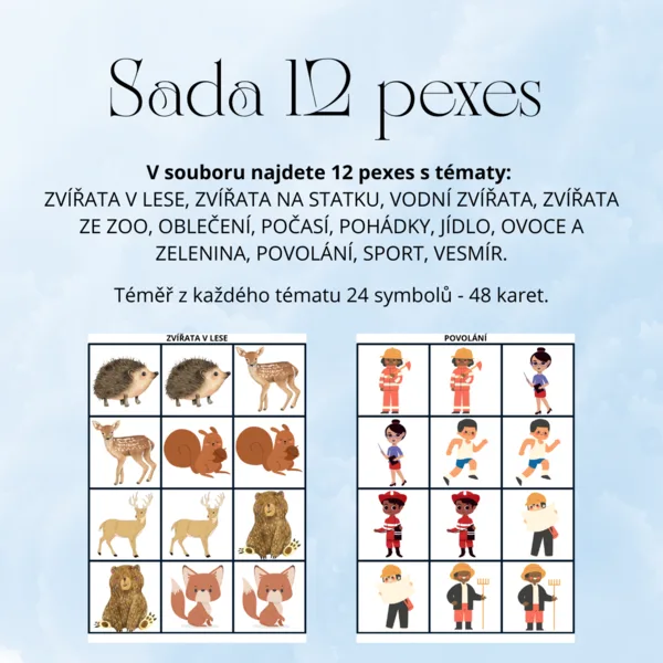 Sada 12 pexes 1