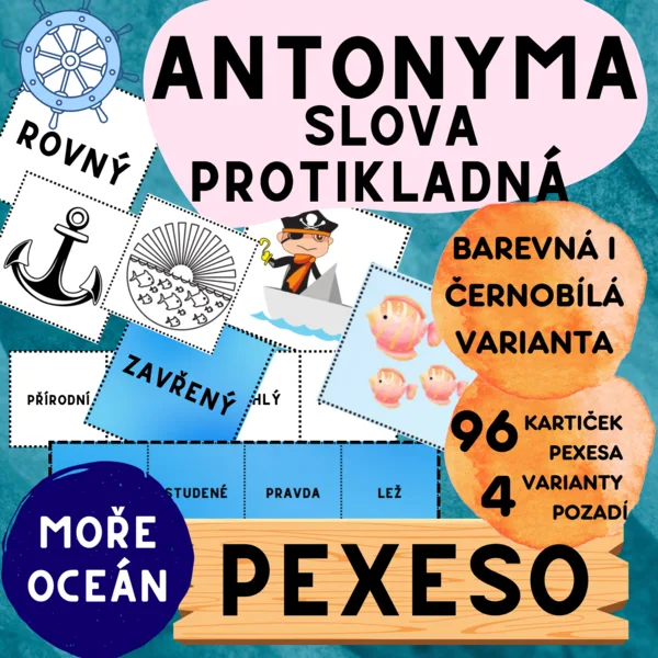 Antonyma - ČERNOBÍLÝ I BAREVNÝ TISK 1