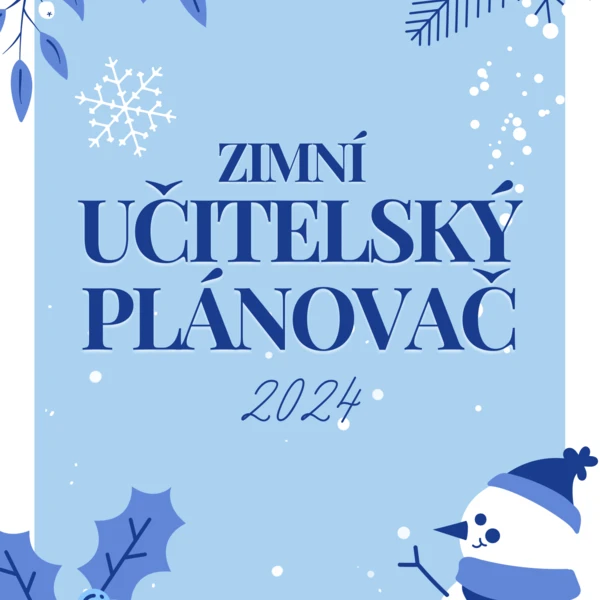 Zimní učitelský kalendář 2024 1