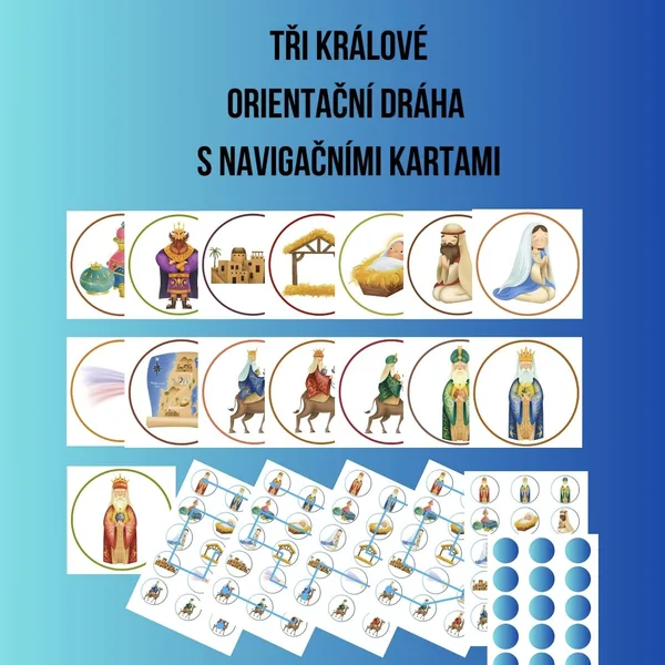 Tři králové - orientační dráha a s navigačními kartami 1