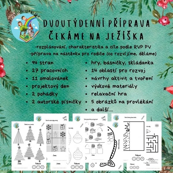 Vánoční speciál - Čekáme na Ježíška - dvoutýdenní příprava na vzdělávání 1