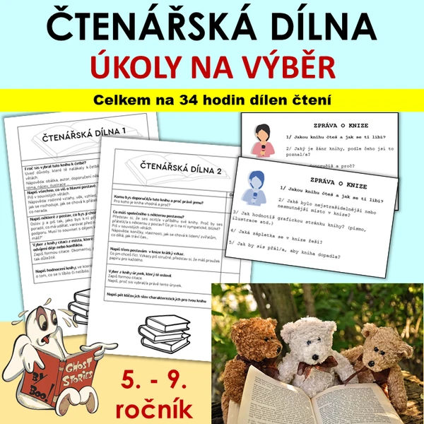 Čtenářské dílny - úkoly na výběr 1
