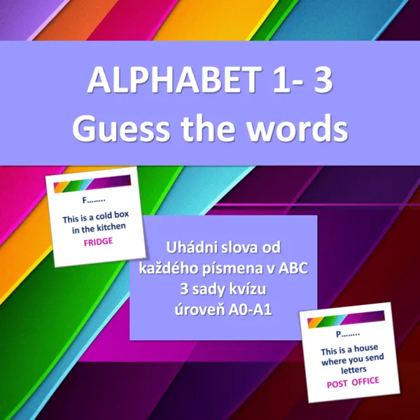 Alphabet 1-3 (guess the words) 1