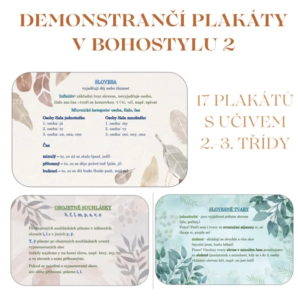 Demonstrační plakáty v bohostylu 2 1