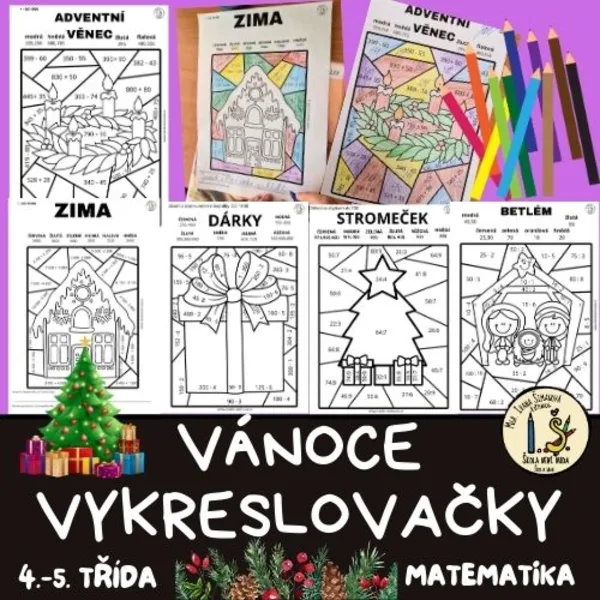 VYKRESLOVAČKY - VÁNOCE - 4.-5. třída 1