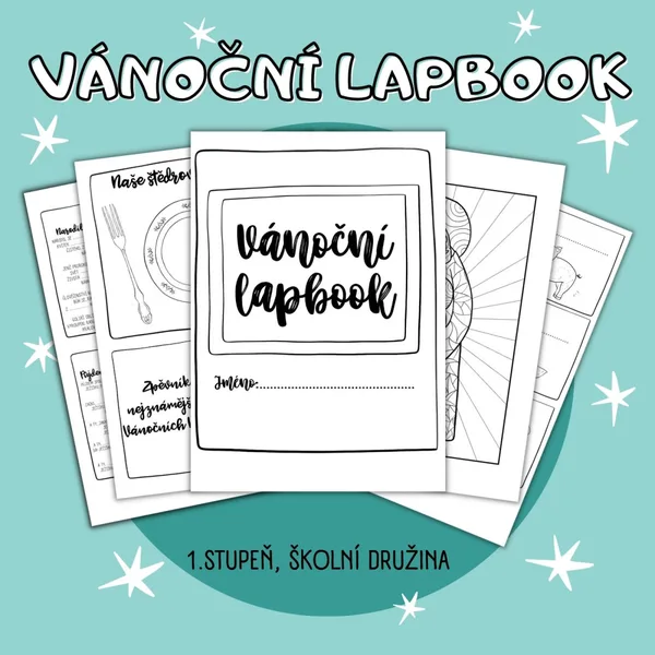 VÁNOČNÍ LAPBOOK 1
