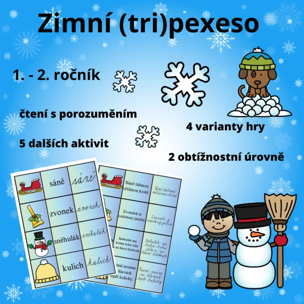 Zimní (tri)pexeso 1