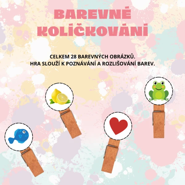 Barevné kolíčkování 1