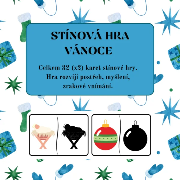 Stínová hra - Vánoce 1