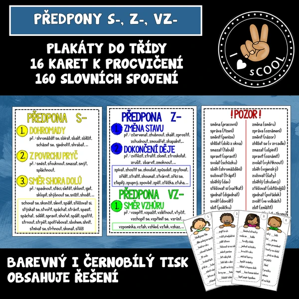 Předpony s-, z-, vz- 1