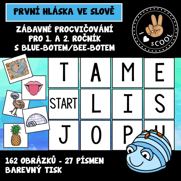 První hláska ve slově - Blue-Bot 1