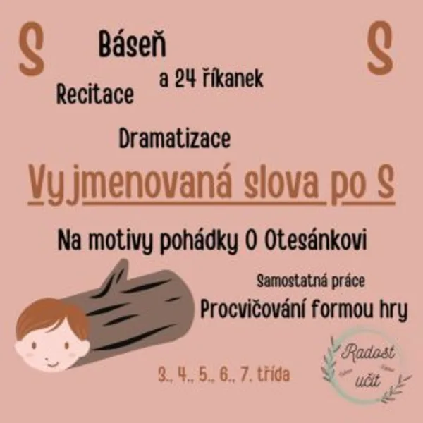 Vyjmenovaná slova po S (Otesánek) 1