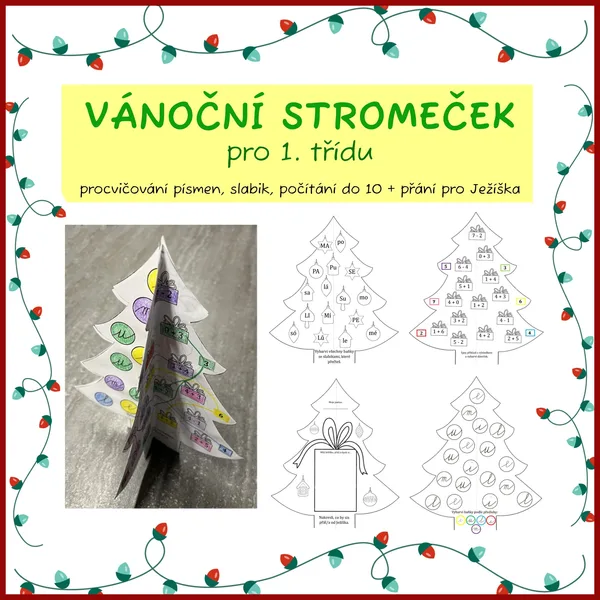 Vánoční stromeček 1. třída 1