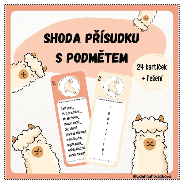 Shoda přísudku s podmětem  1