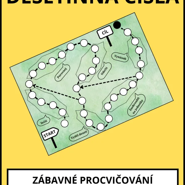 Desetinná čísla - zábavné procvičování 1