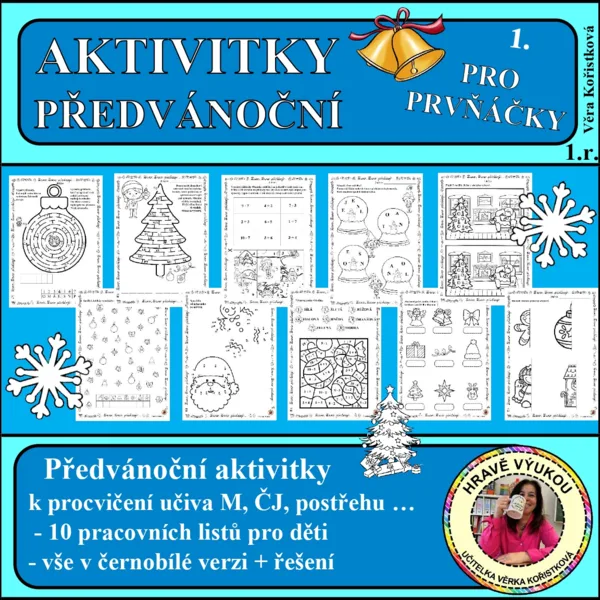 AKTIVITKY 1 – PŘEDVÁNOČNÍ – PRO PRVŇÁČKY 1