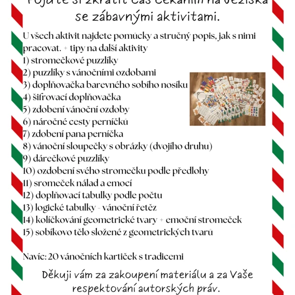 Vánoční výzva se zábavnými úkoly 1