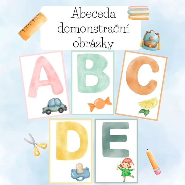 abeceda a čísla  1