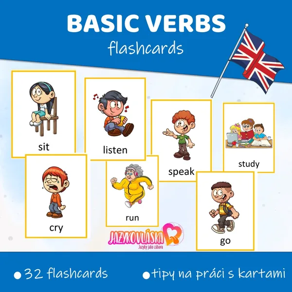 Basic verbs FLASHCARDS 1