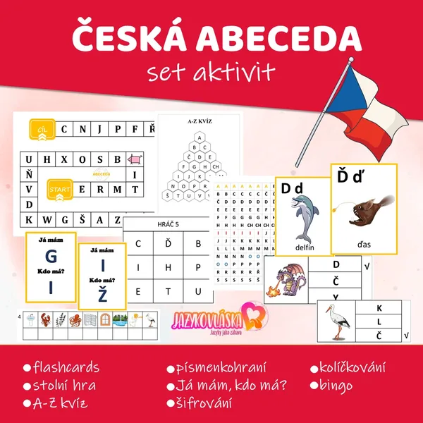 Česká abeceda set aktivit 1