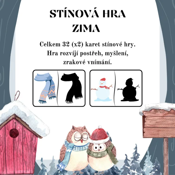 Stínová hra - zima 1