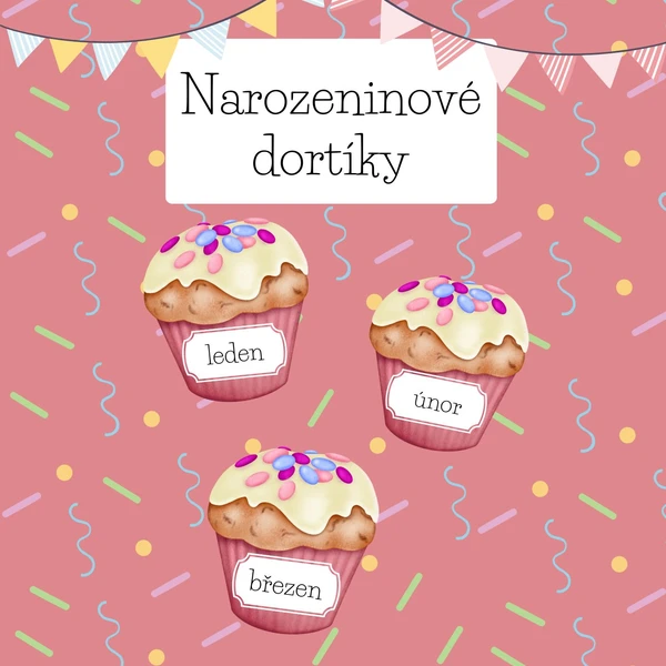 Narozeninové dortíky  1