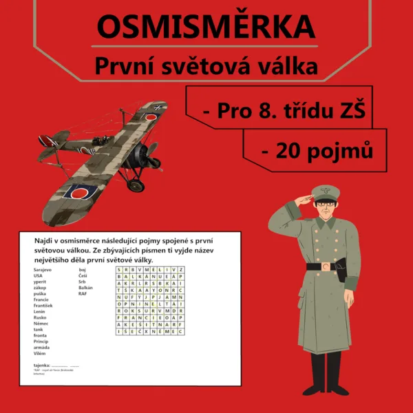 Osmisměrka - První světová válka 1