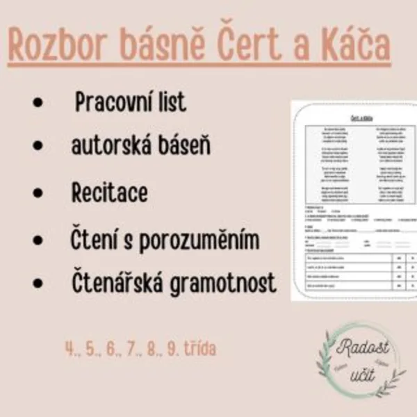 Rozbor básně Čert a Káča 1