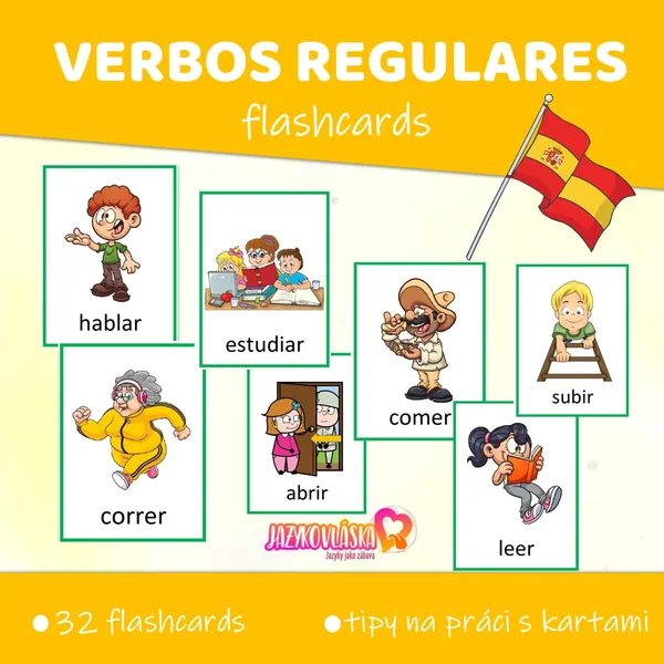 Verbos regulares flashcards 1