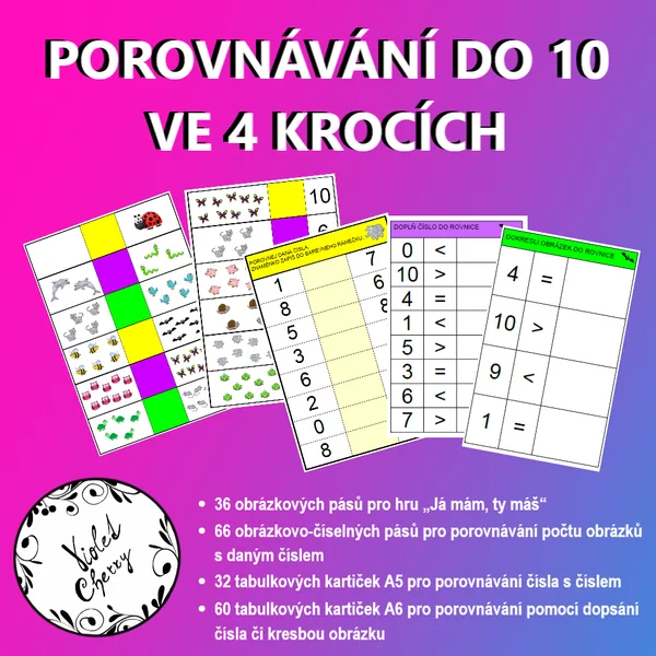 Porovnávání 0-10 ve 4 krocích 1