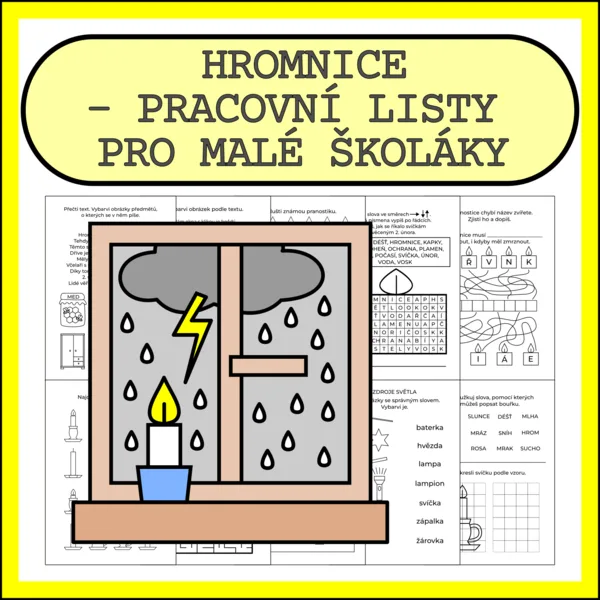 HROMNICE - PRACOVNÍ LISTY PRO MALÉ ŠKOLÁKY 1