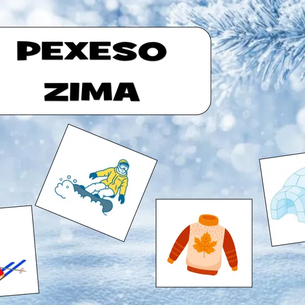 Pexeso - zima  1