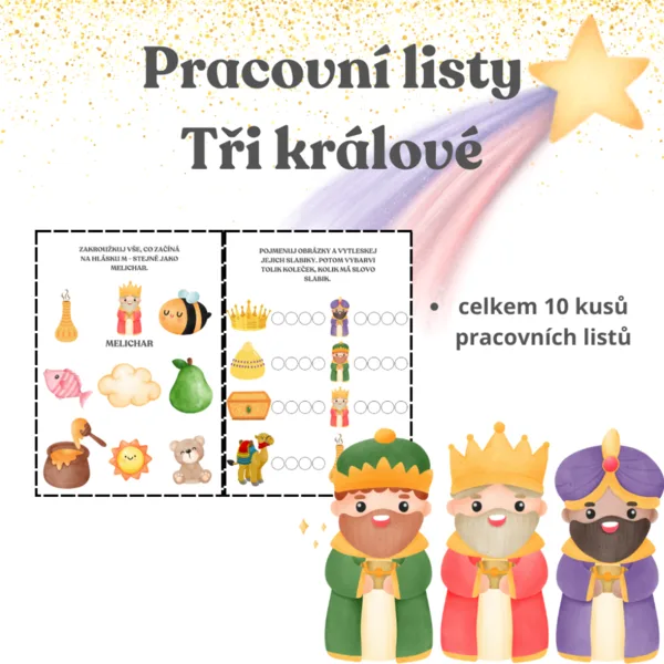 Pracovní listy - Tři králové 1