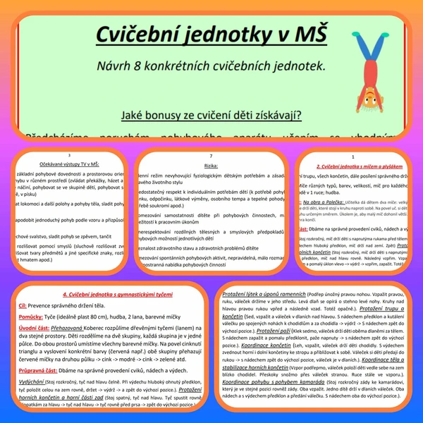 CVIČEBNÍ JEDNOTKY KOMPLEXNĚ NEJEN V MŠ 1