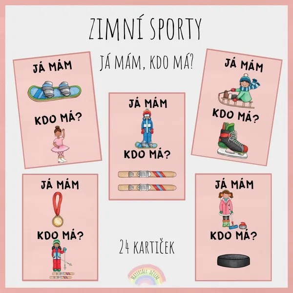 Já mám, kdo má? Zimní sporty 1