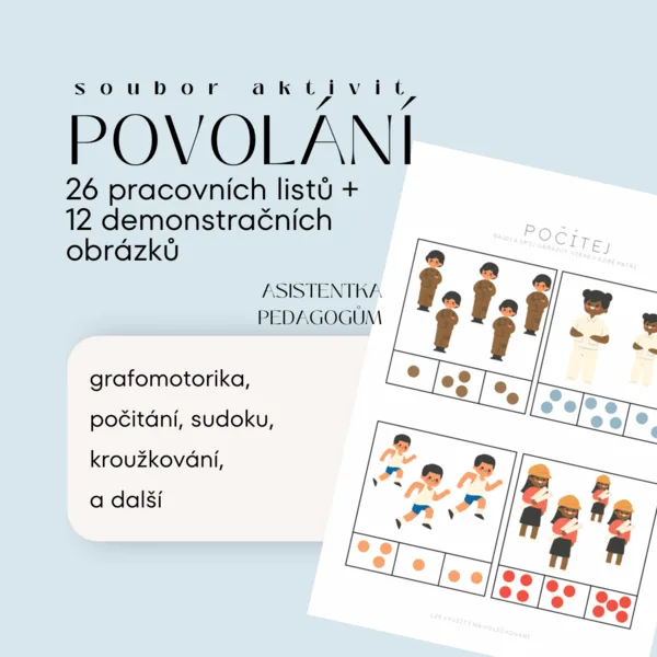 Povolání - soubor aktivit s demonstračními obrázky 1
