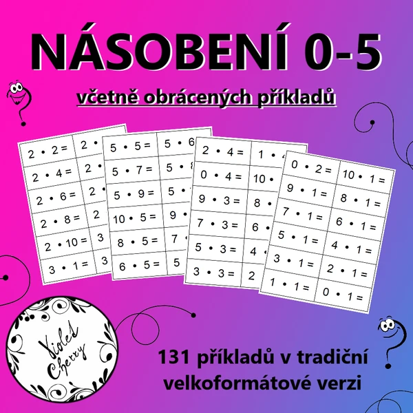 Násobení 0-5 1
