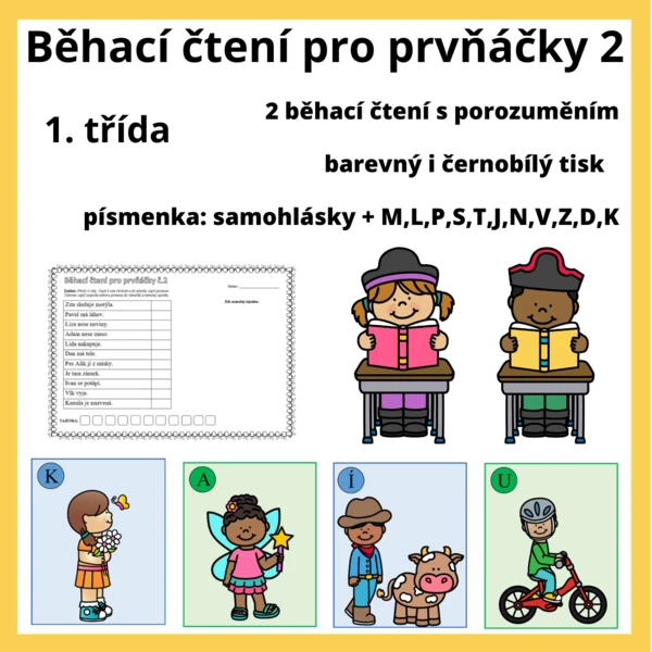 Běhací čtení pro prvňáčky 2 1