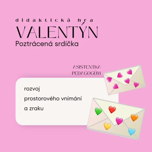 Valentýn - didaktická hra 1