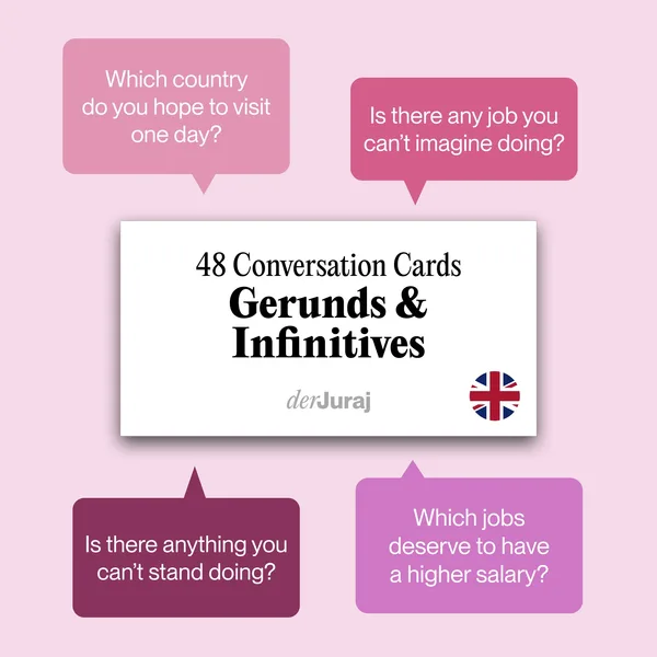 Conversation Cards: Gerunds & Infinitives 1