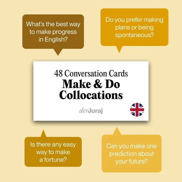 Conversation Cards: Collocations with Make & Do 1