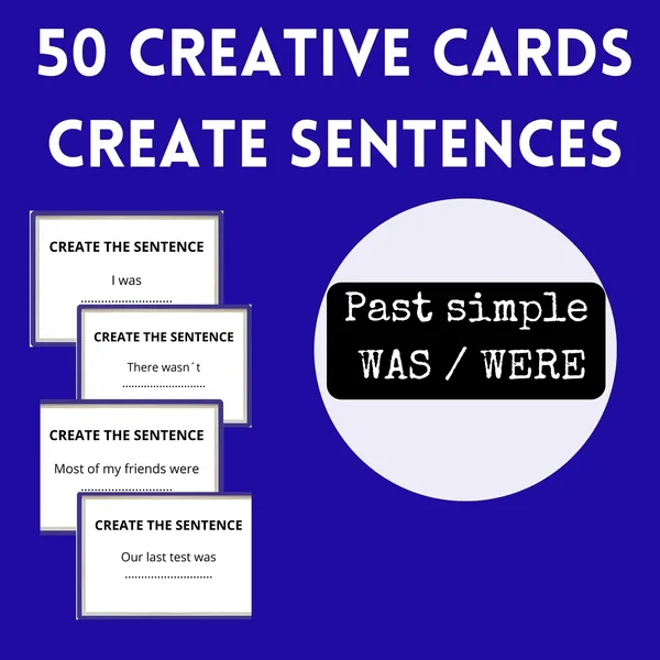 Past simple Karty CREATE SENTENCES 1